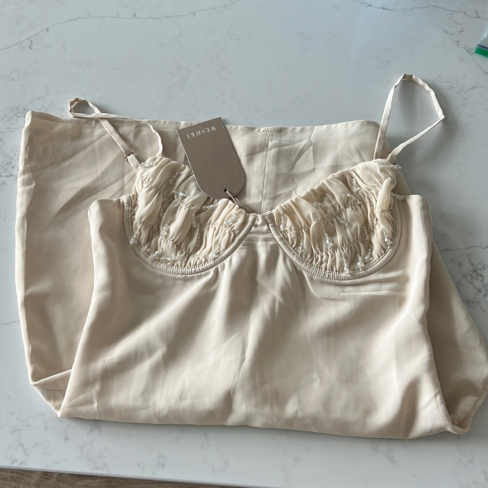 NWT Meshki Slip Dress